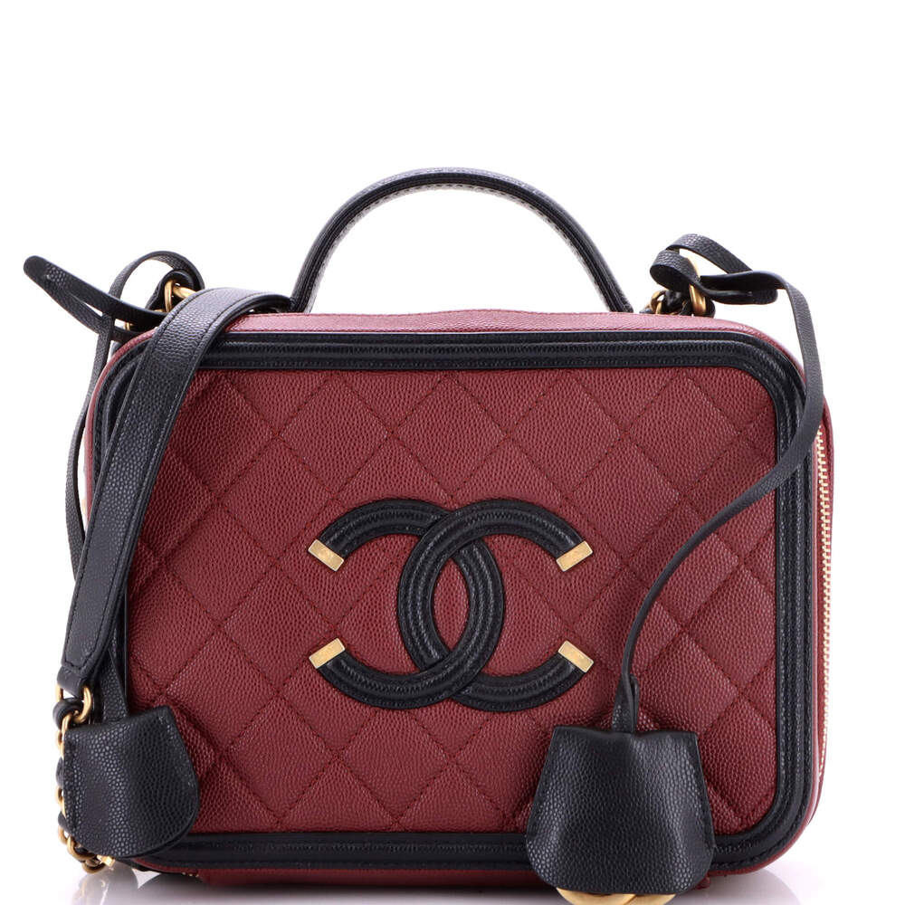 Chanel Filigree Vanity Case Quilted #259173C36B